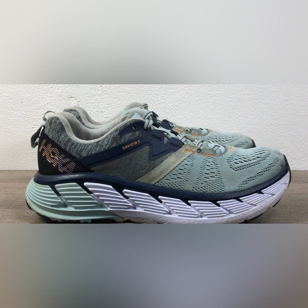 Hoka One One Gaviota 2 Green Navy Blue 8.5